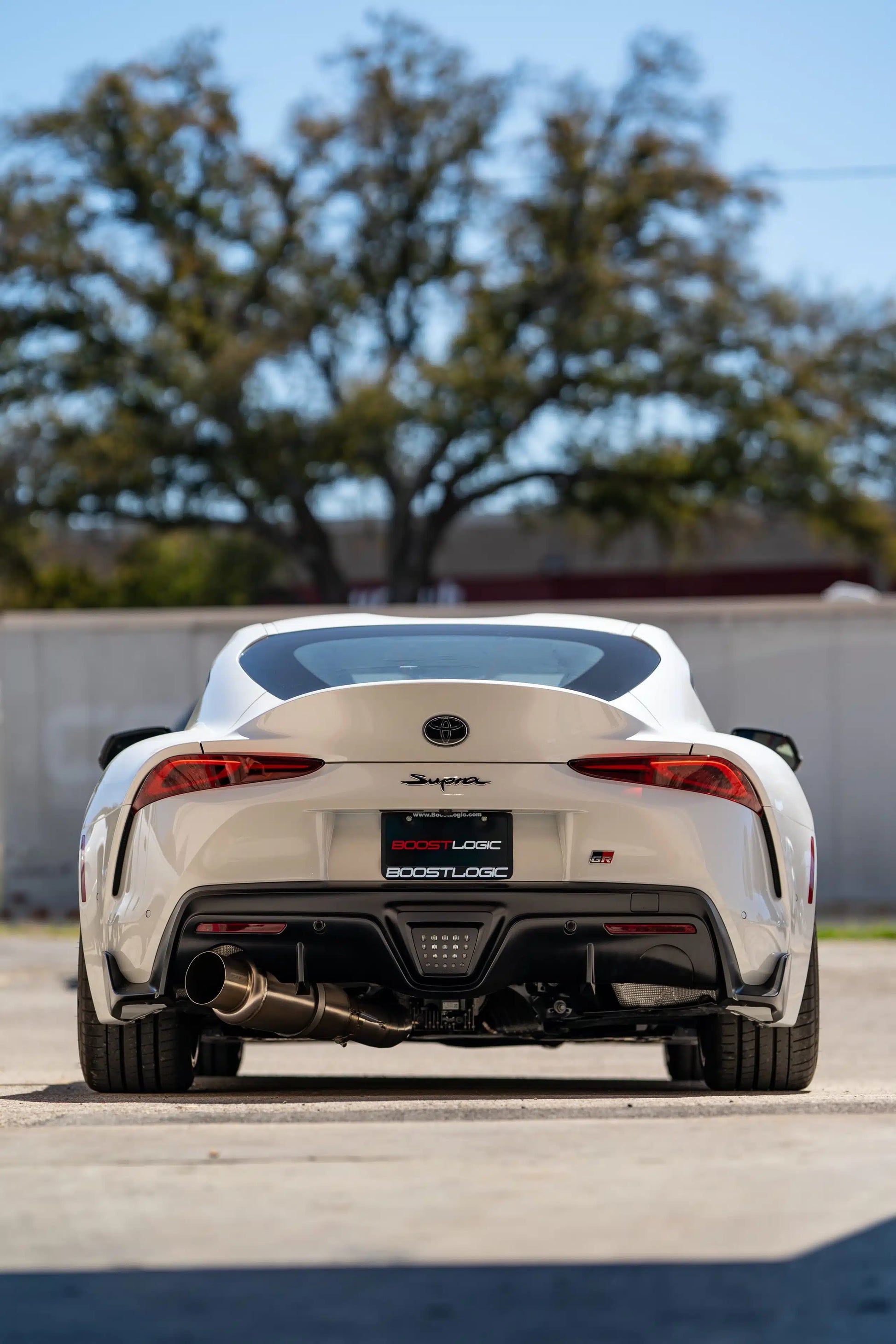 Boost Logic - A90 Toyota Supra Teardrop Single 4" Titanium Exhaust
