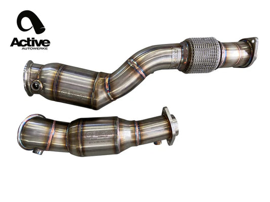 Active Autowerke - G80 / G82 / G87 Downpipes W/ GESI CAT