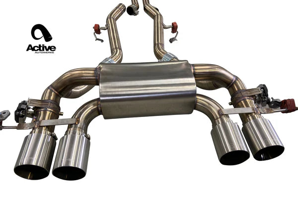 Active Autowerke - G80 / G82 Valved Rear Axle-Back Exhaust