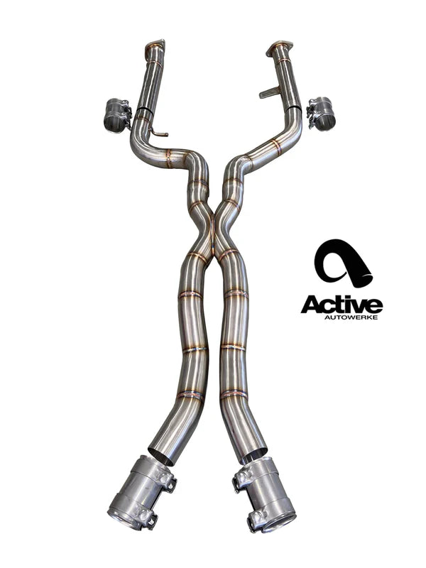Active Autowerke - G80 / G82 Signature Mid-Pipe with X-Pipe