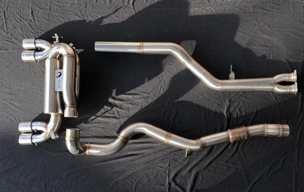 Active Autowerke - Signature Cat-Back Exhaust W/ Brace for BMW F80 M3 / F82 M4
