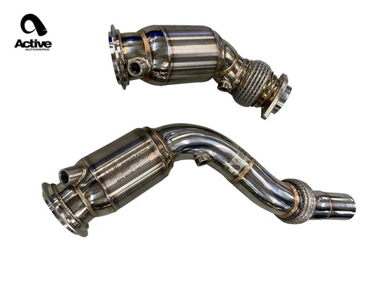 Active Autowerke - GESI Catted Downpipes for BMW S55 M2C / M3 / M4