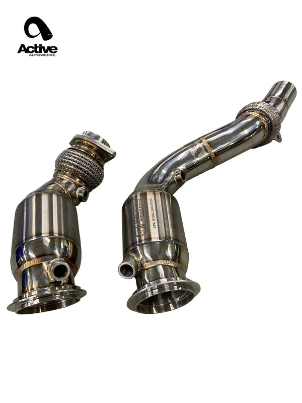 Active Autowerke - GESI Catted Downpipes for BMW S55 M2C / M3 / M4
