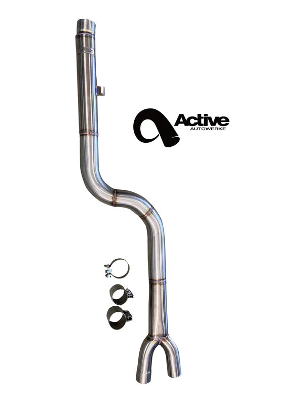 Active Autowerke - G2X M340i / M440i Mid-Pipe W/ Active Brace