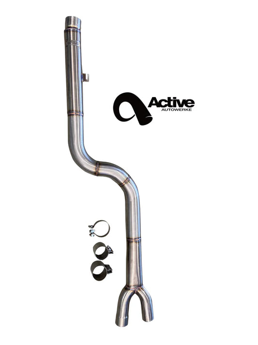 Active Autowerke - G2X M340i / M440i Mid-Pipe W/ Active Brace