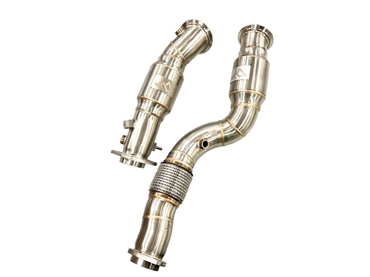 MAD - S58 Resonated Race Downpipes for BMW M2 / M3 / M4