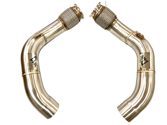 MAD - S63R Secondary Downpipes for BMW M5 / M8