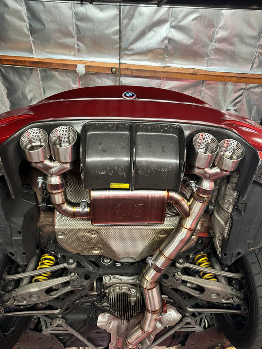 RVNG Motorworks - S55 True 4" Valved Exhaust for BMW F80 M3 / F82 M4
