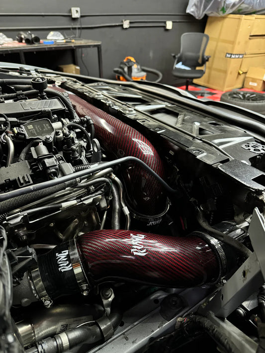 RVNG Raceworks - S58 Full Carbon Fiber Front Mount Intakes for BMW G80 M3 / G82 M4 / G87 M2