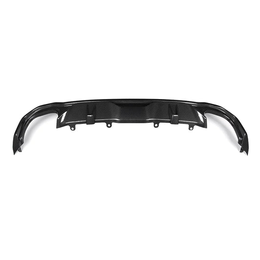 SOOQOO - Carbon Fiber Quad Tips Rear Diffuser for BMW G26 4 Series