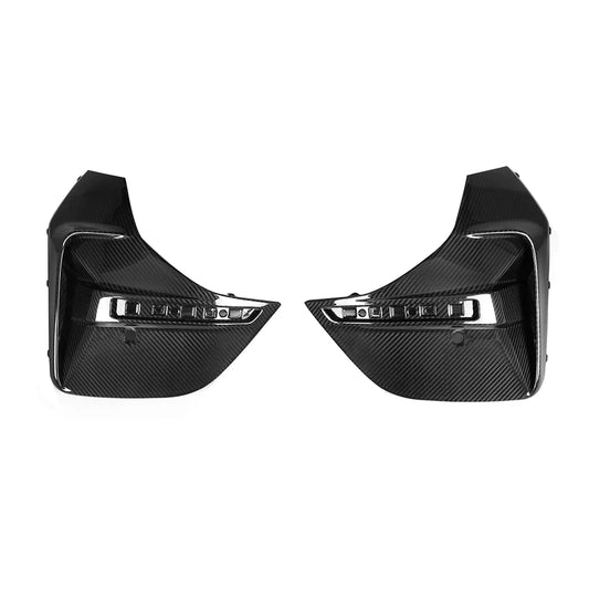 SOOQOO - Carbon Fiber Rear Bumper Insert for BMW G26 4 Series
