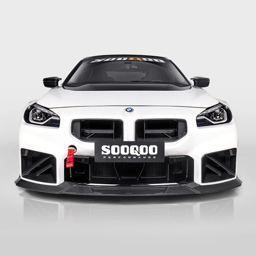 SOOQOO - Type-C Carbon Fiber Front Lip for BMW G87 M2