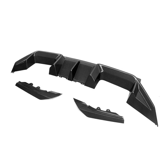 SOOQOO - Type-B Carbon Fiber Rear Diffuser for BMW G87 M2