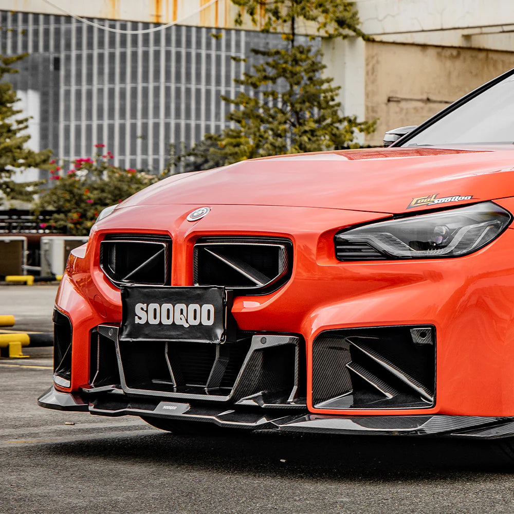SOOQOO - Type-A Carbon Fiber Front Grill for BMW G87 M2