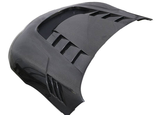 VIS - VRS Style Single Sided Carbon Fiber Hood for A90 Supra