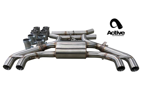 Active Autowerke - X3M / X4M Valved Rear Axle-Back Exhaust