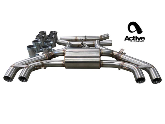 Active Autowerke - X3M / X4M Valved Rear Axle-Back Exhaust